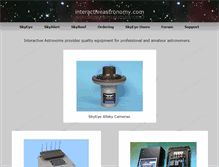 Tablet Screenshot of interactiveastronomy.com